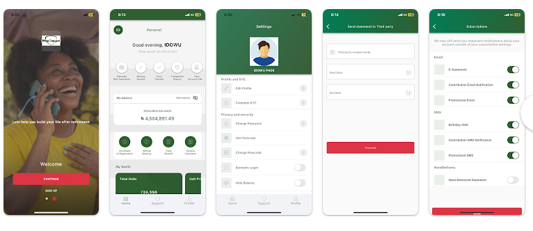 NLPC Pensmart App Screenshot